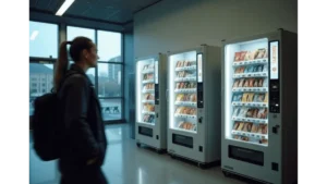 3 vending machines