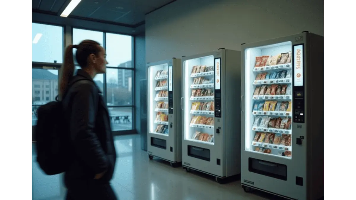 3 vending machines