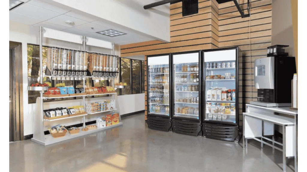 Malaysia office pantry with snacks and drinks