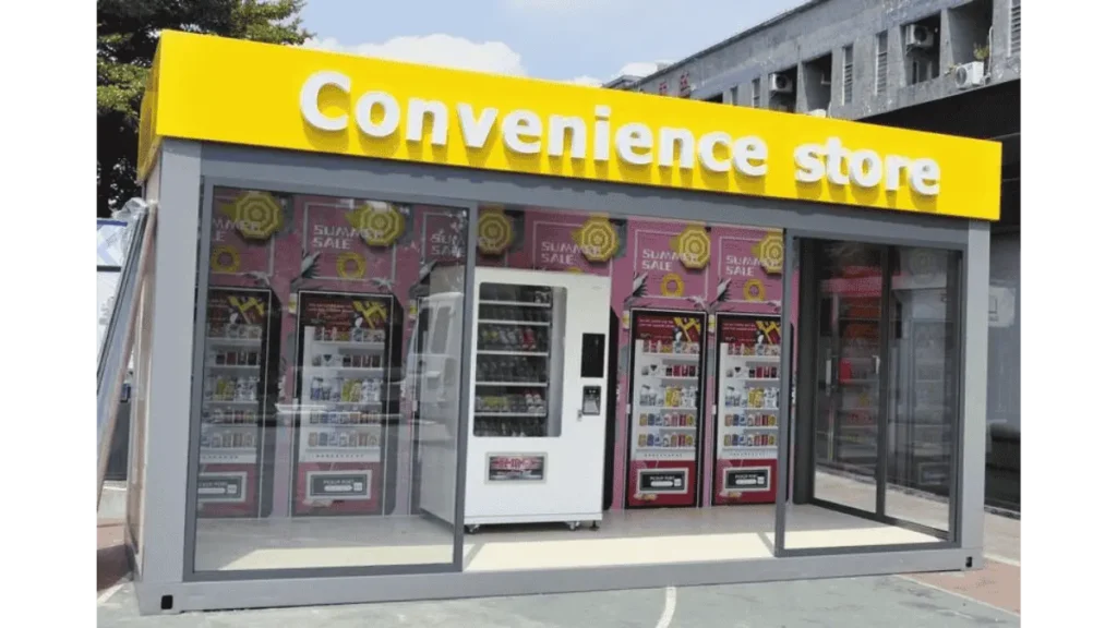 Vending Machines in a Convenience Store