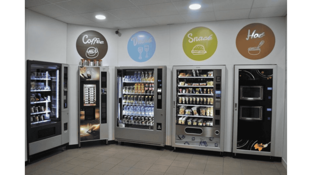 smart vending machine in office