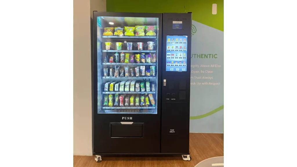 Smart vending machine in a Kuala Lumpur office pantry