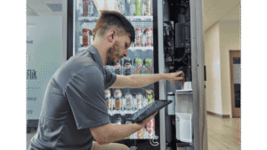 Vending machine maintenance and servicing