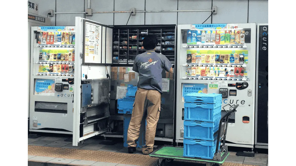 Vending machine restocking process