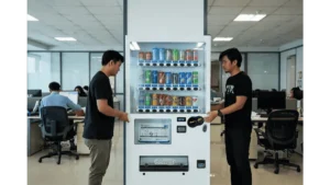 drinks vending machine in a Malaysian Company's office