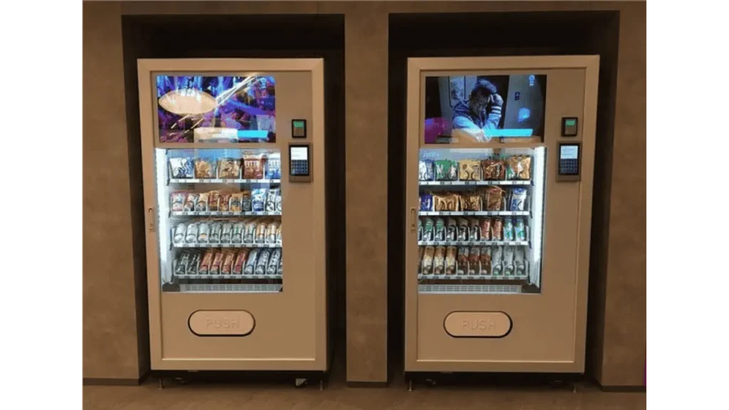fresh food vending machine in an office