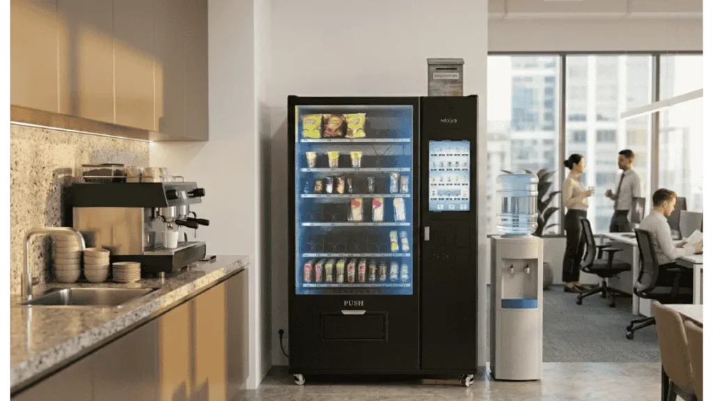 Nexus Vend vending machine in an office