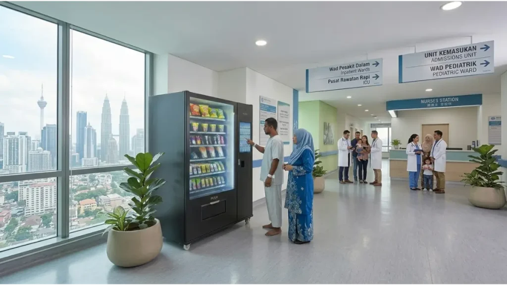 Malaysia hospital vending machine
