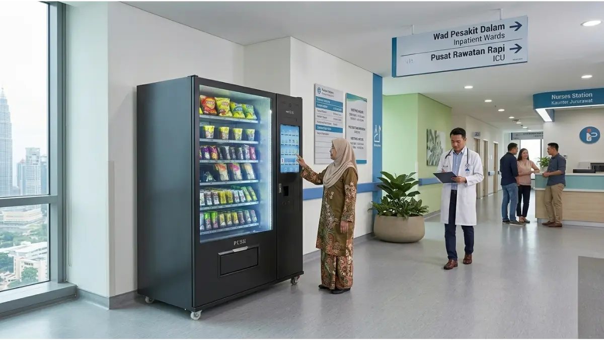 vending machine in a hospital in Malaysia